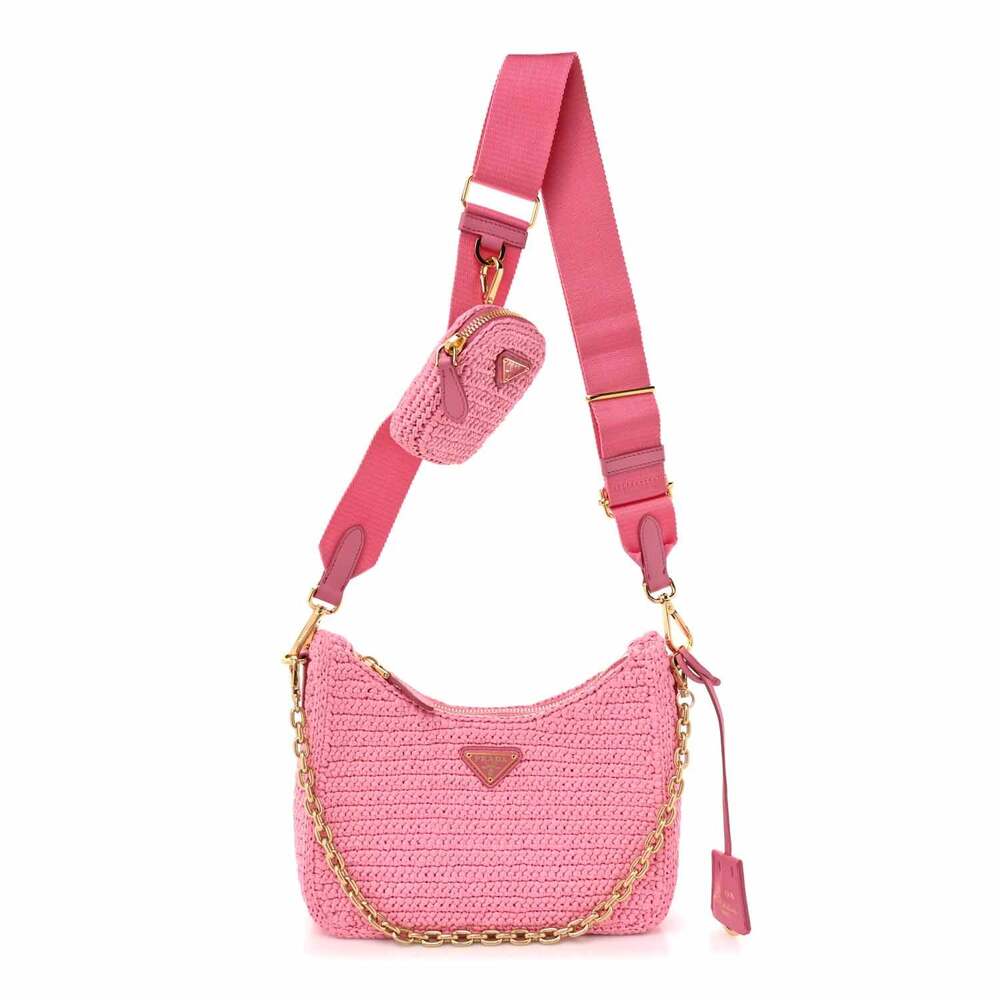 Prada Yarn Raffia Effect Crochet Re- #264360P16B
